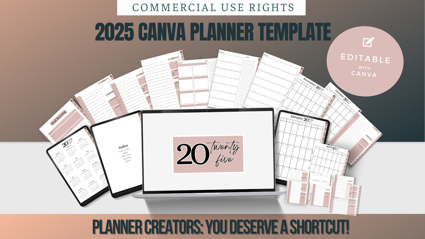 2025 Canva Planner Template 1